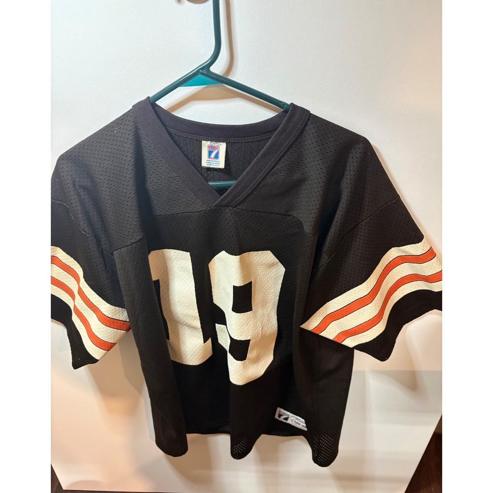Vintage 80s Logo 7 Cleveland Browns Bernie Kosar 19 Jersey Mesh Men's Large USA